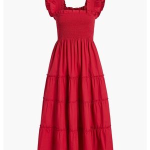 NWOT Hill House Ellie Nap Dress in Victorian red